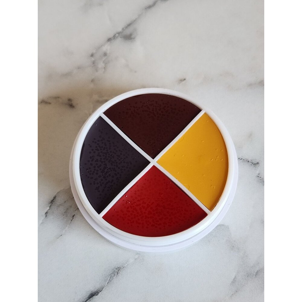 Ben Nye F/X Color Wheel CK-4 Bruise & Abrasions Makeup Palette 0.5oz - Picture 4 of 4